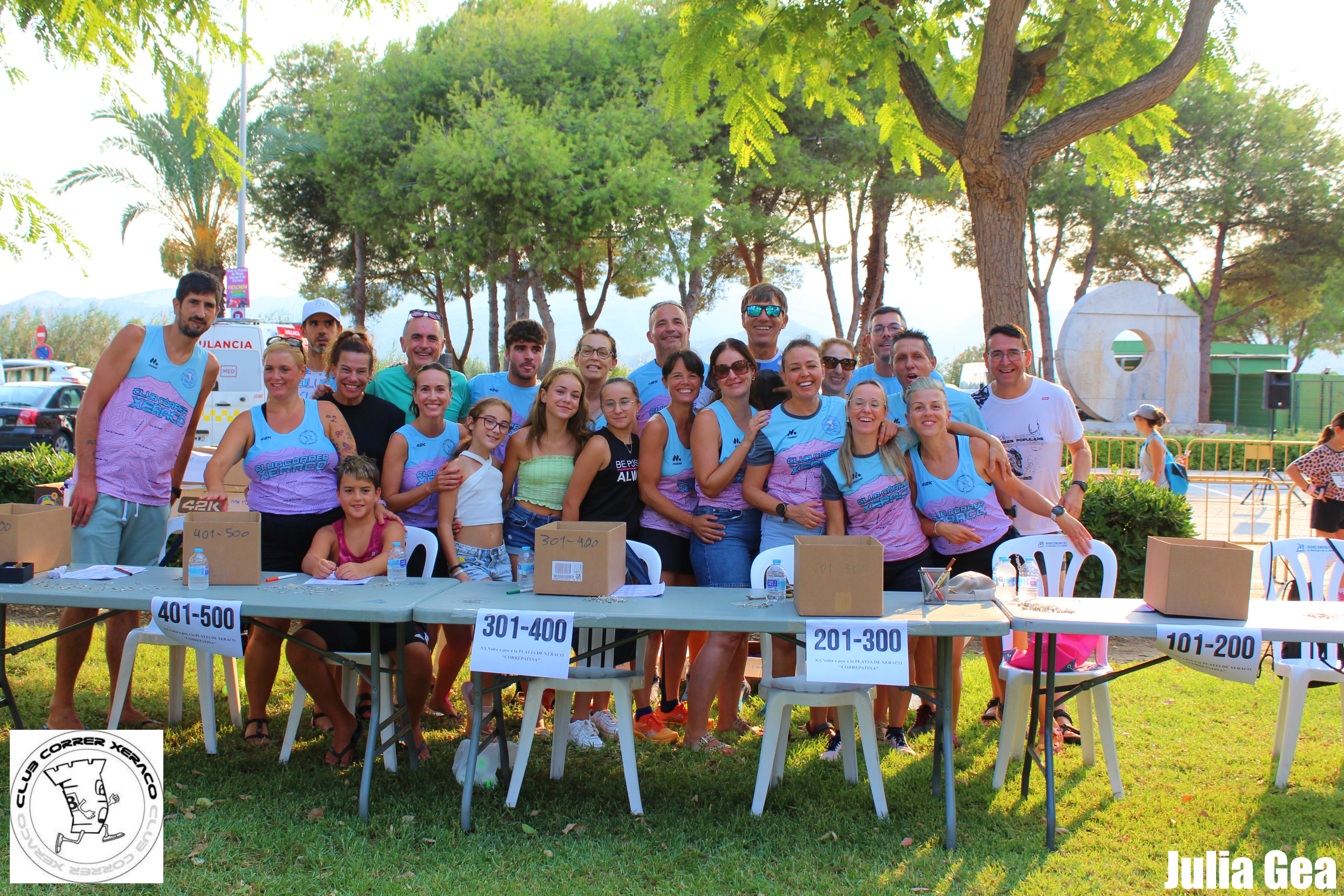 Corredors del Club de Córrer Xeraco a la CorrePatina